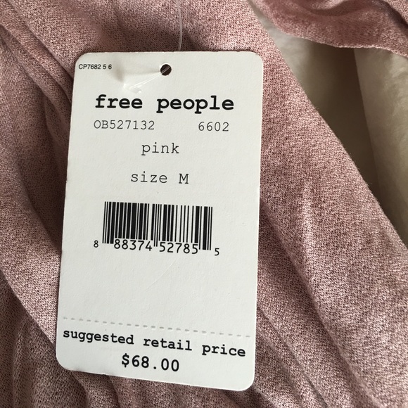 Free People hi/low drape blouse - Picture 3 of 5
